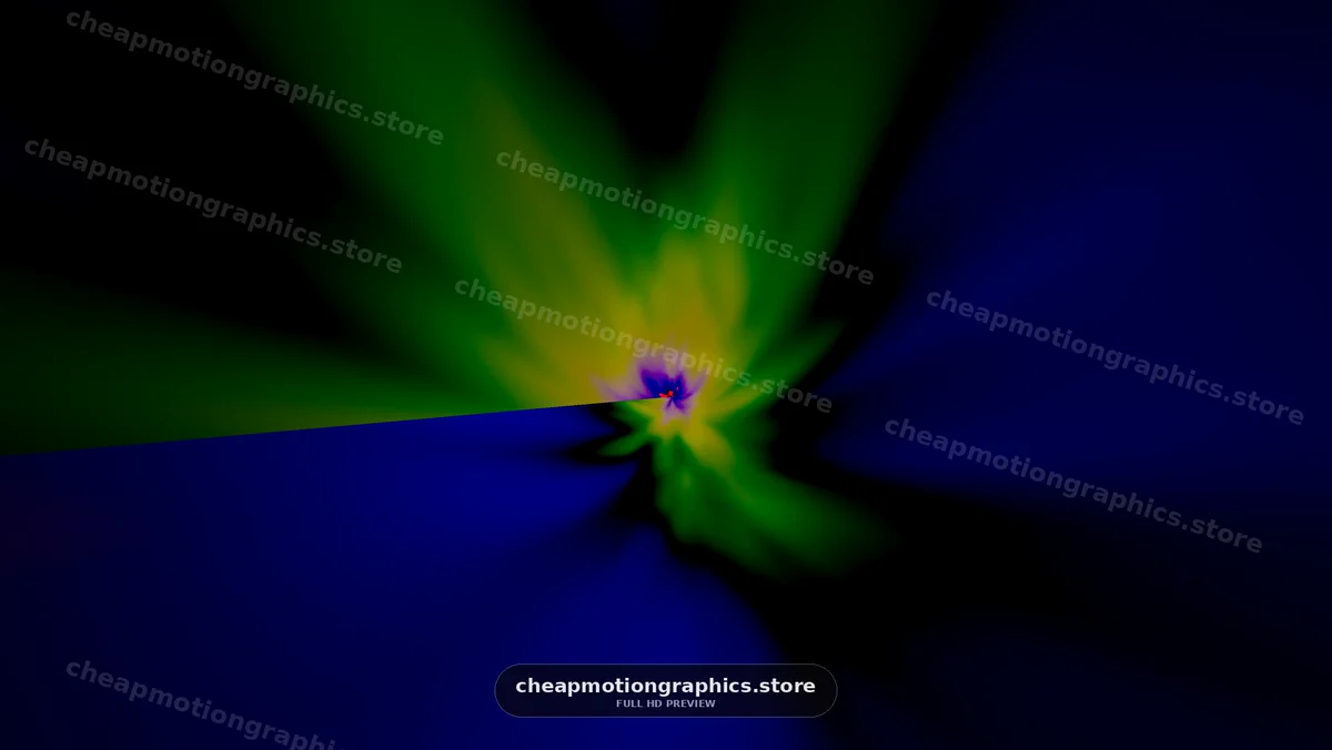 Abstract Neon Flower Bloom