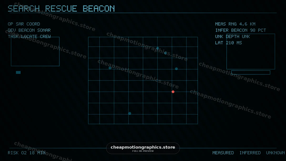 Futuristic Search and Rescue Beacon Interface