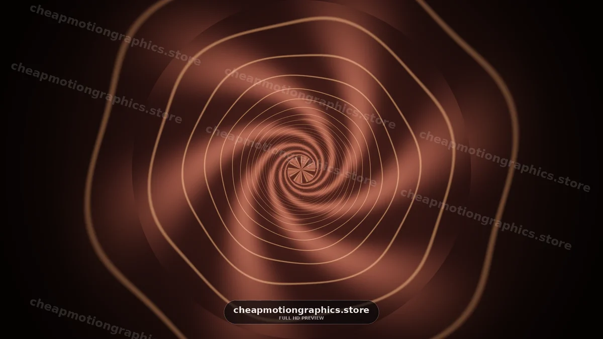 Swirling patterns with smooth motion in dark background