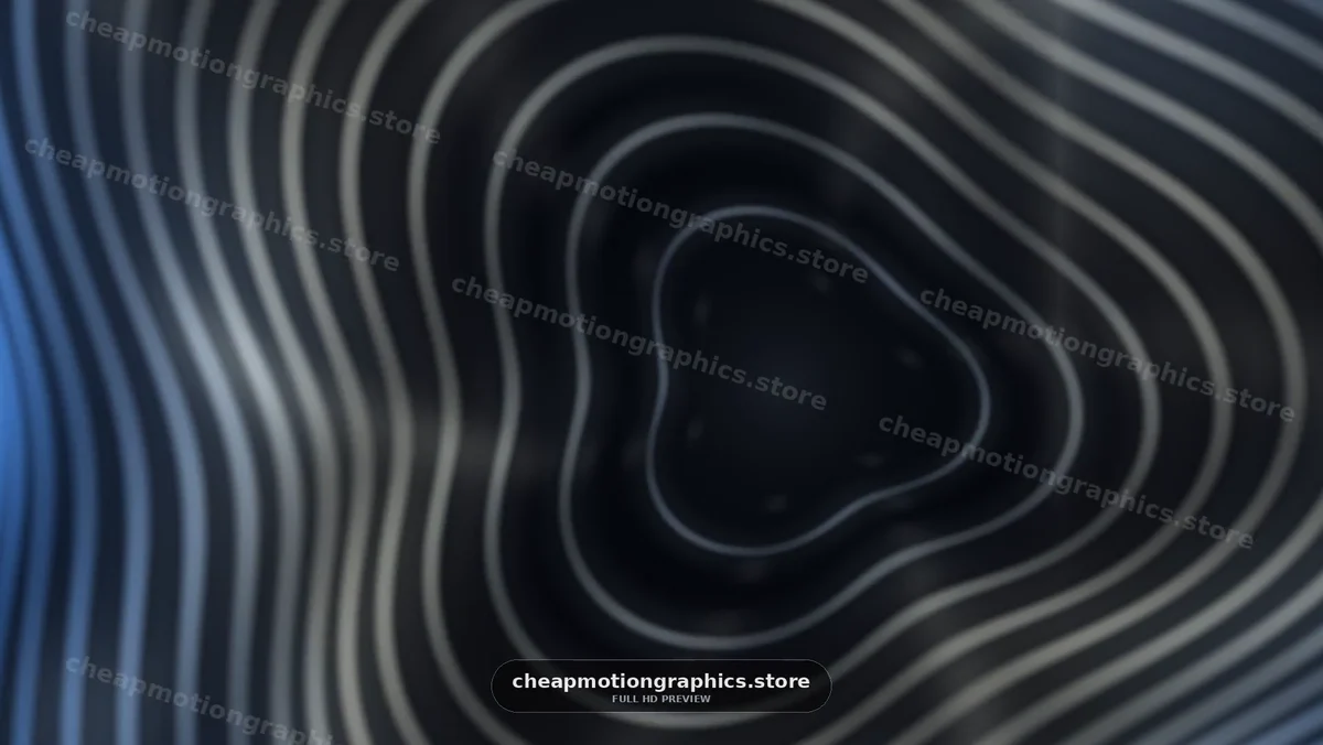 Waves of light create patterns in a dark abstract scene